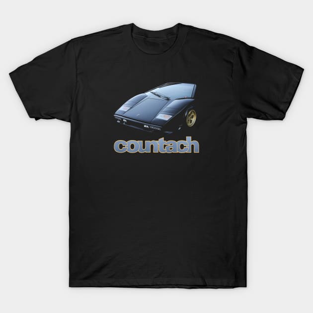 countach low body T-Shirt by retroracing